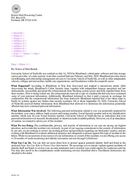 Fillable Online USN - Regulator Notice Letter - MT Fax Email Print ...