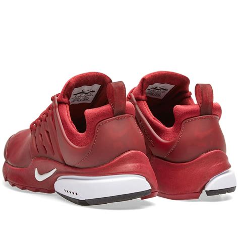 red and white presto nike