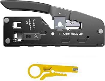 SmartTech Crimping Tool Cat7 / Cat5 Crimper Pass Through RJ45 ...