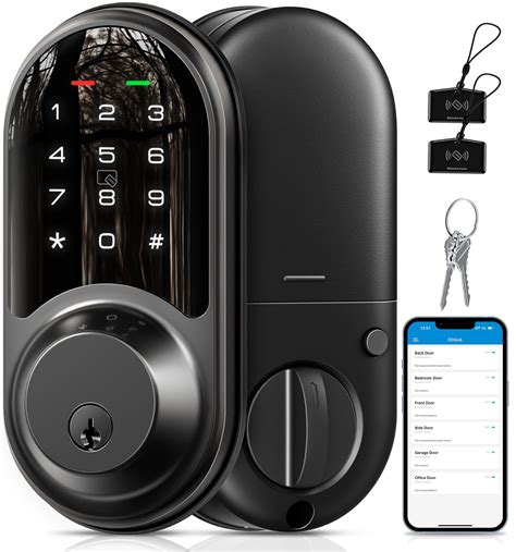 Veise Smart Lock, Keyless Entry Door Lock, Smart Locks for Front Door ...