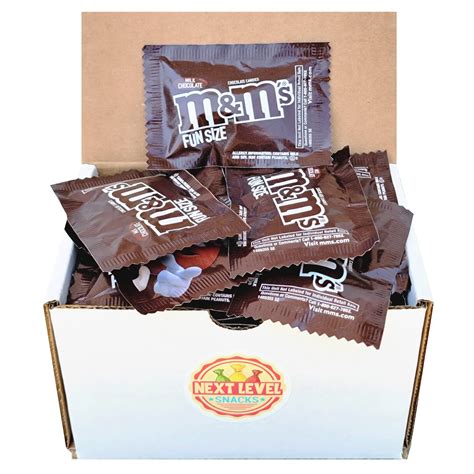 M And Ms Milk Chocolate Fun Size Packets Bulk Box | Desertcart INDIA