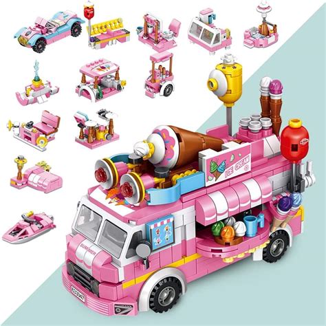 Radhey Preet Ice-Cream Vehicles or Mega Structure Construct Block Set ...