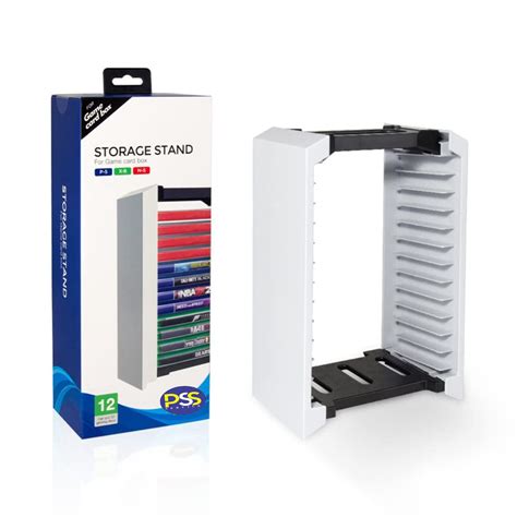 PSS Video Game Storage Stand Tower for PS5/ PS4/ PS3/ Xbox Series S & X ...