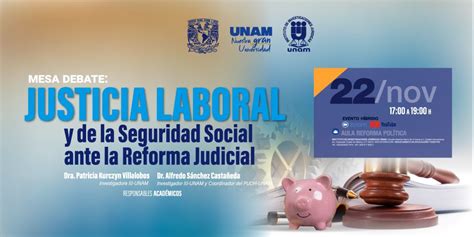 Mesa debate: Justicia Laboral y de la Seguridad Social ante la Reforma ...