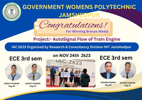 Official Website of Govt. Women's Polytechnic, Jamshedpur | Gamharia ...