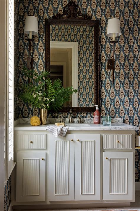 Colonial Wallpaper Powder Rooms 37 Powder Room Ideas For Stunning