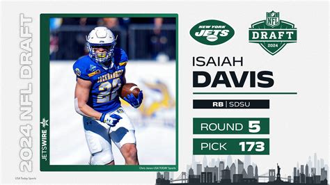 Jets select South Dakota State RB Isaiah Davis at pick No. 173