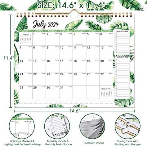 Calendar 2023-2024 Jul. 2023 Dec. 2024 Wall Calendar | Ubuy India
