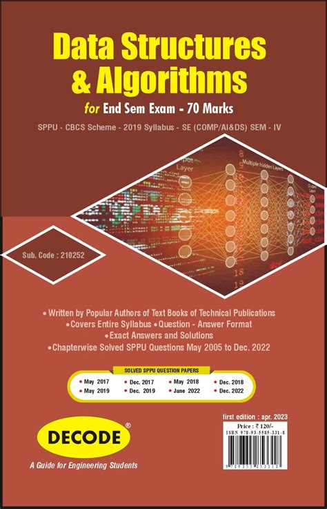 Data Structures & Algorithms for SPPU 19 Course (SE - IV - Comp./AI&DS ...