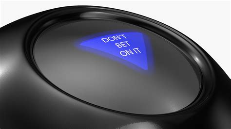 Magic 8 Ball Answer No 3D Model $19 - .3ds .blend .c4d .fbx .max .ma ...