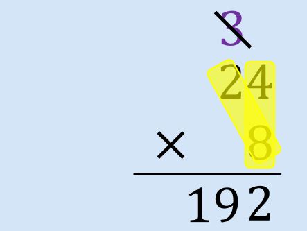 Image result for Multiplication 1 Column