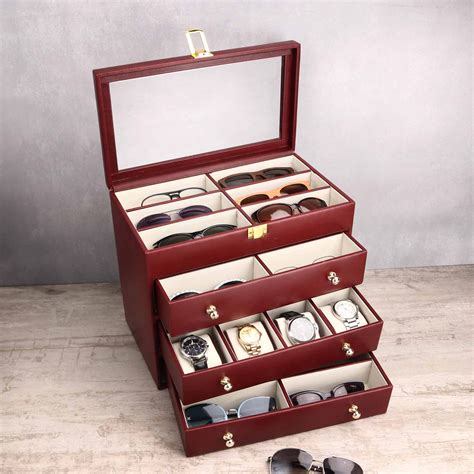 Leather Watch Box | Luxury Branded Watch Case | 5,8 & 10 Watches ...