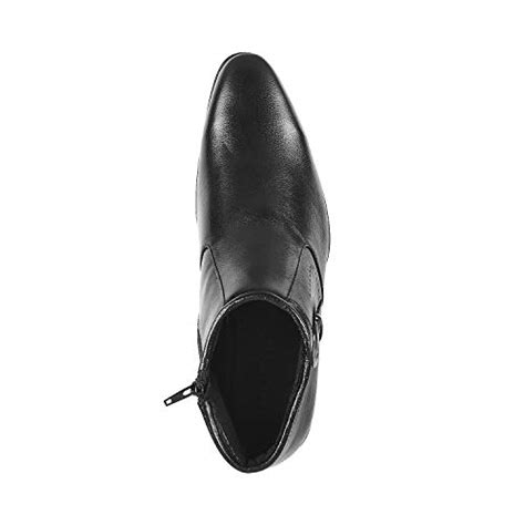 Buy Mochi Men Black Leather Boots (19-5812-11-43) Size (9 UK/India ...