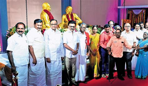 CM Stalin opens memorial hall, statues of Gandhi, Communist leader ...