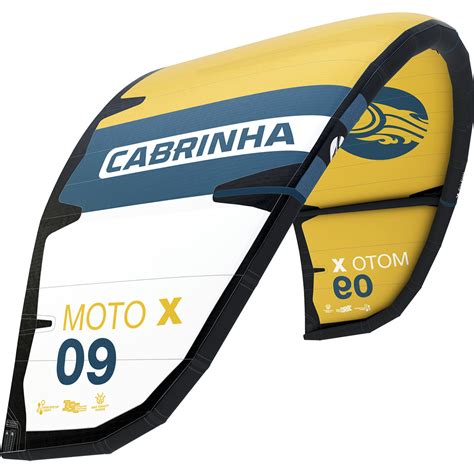 Cabrinha Moto X 2024 Kite White Yellow • Watersporters.com