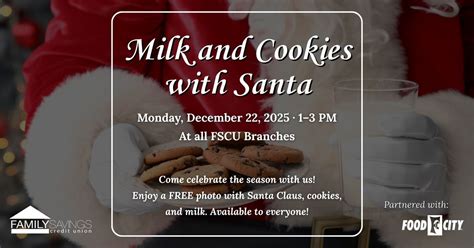 Milk and Cookies with Santa – Owens Cross Roads, AL (Food City), 7060 ...