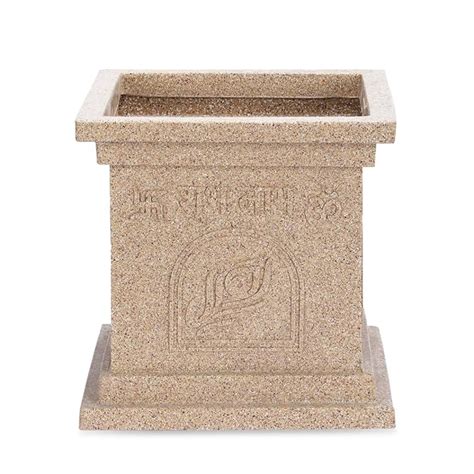 TULSI Pot 12 INCH Stone Finish German Polymer for Indoor/Outdoor USE ...