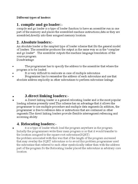 Loader Types 的图像结果