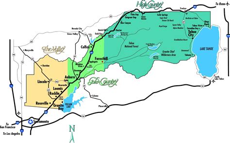 Placer County Zip Code Map