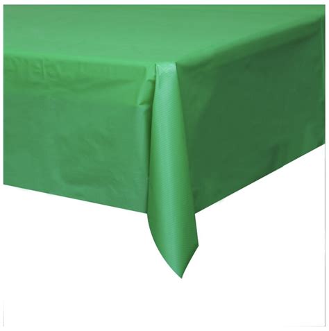 Emerald Green Solid Rectangular Plastic Table Cover, 54" x 108" | Michaels