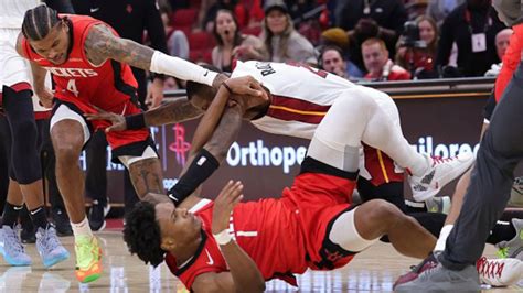 NBA announces penalties from Heat- Rockets altercation, Two players ...
