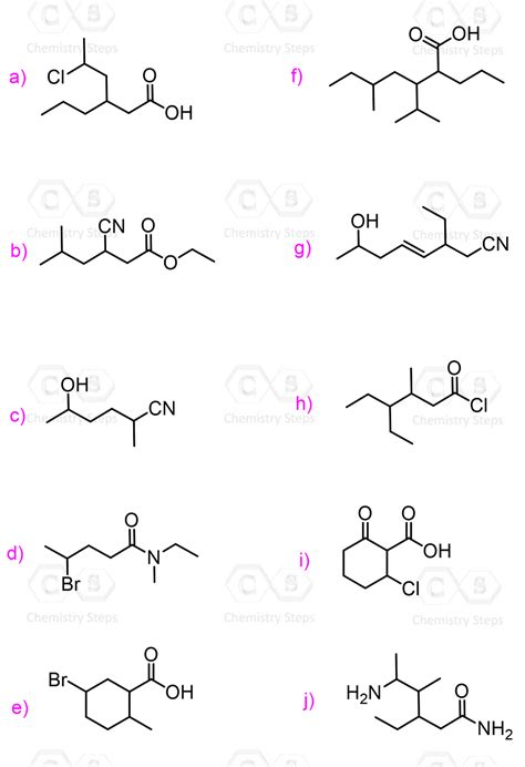 Image result for Functional Group Practice Problems Workbook