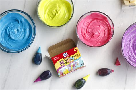Mccormick Neon Food Coloring Chart You really had to take care not to ...