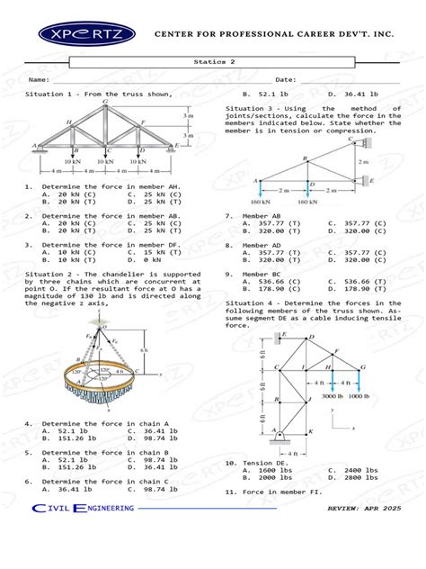 Image result for Statics Practice Problems Trusses