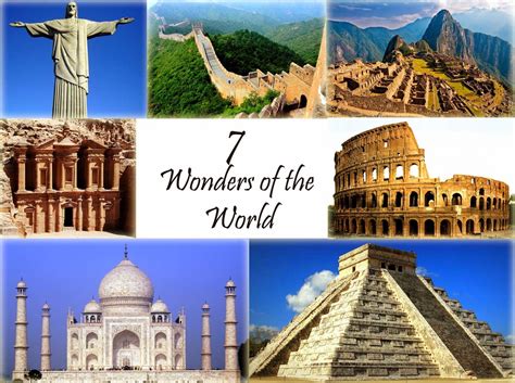 7 Wonders of the World 的图像结果