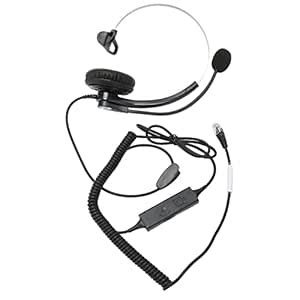 ADIUM Single Ear Wired Headset, Call Center Headset HD Calling Noise ...