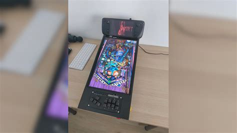 This genius made a digital pinball machine with a Steam Deck, a screen ...