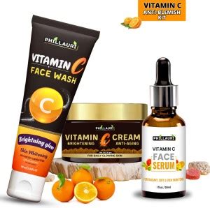 Phillauri Vitamin C Face Ultimate 3 Kit with (Vitamin C Face Wash ...