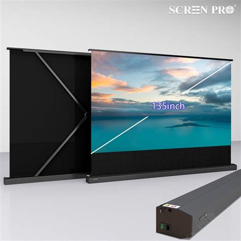 150 "Alr Motorized Floor Rising Projection Screen for Ultra Short Throw ...