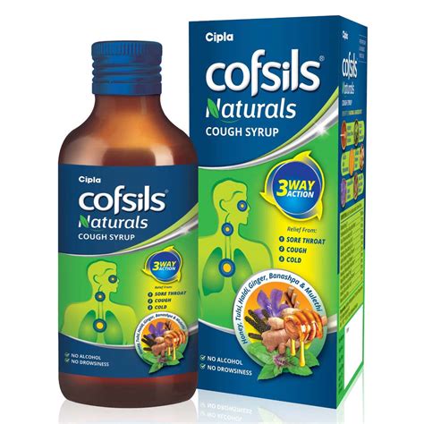 Cofsils Naturals Cough Syrup, 100 ml యొక్క ఉపయోగాలు, ప్రయోజనాలు మరియు ...