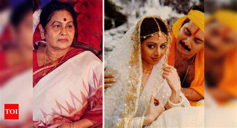 Sridevi worked in Devaragam to keep her ailing mother's promise: KPAC ...