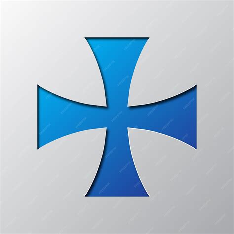 Premium Vector | Choppers cross icon carved from paper vector illustration