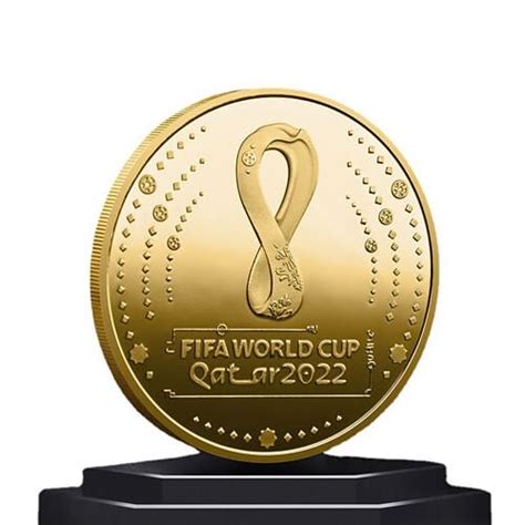 Buy 2022 Qatar FIFA World Cup Mascot La'eeb Plated Coin Football ...