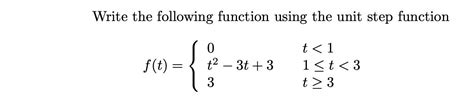 Image result for How to Write Unit Step Function