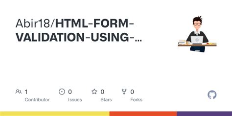 JavaScript HTML Form Validation Sample 的图像结果