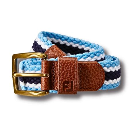 FootJoy Striped Braided Golf Belt-Asian Sports