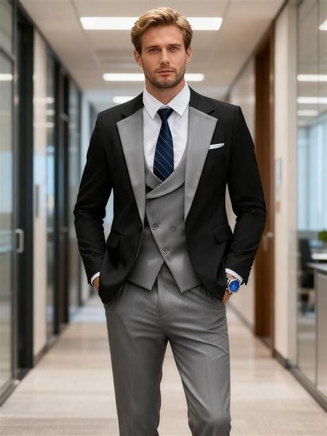 Wangyue Mens Suits 3 Piece Slim Fit Suit for Men India | Ubuy