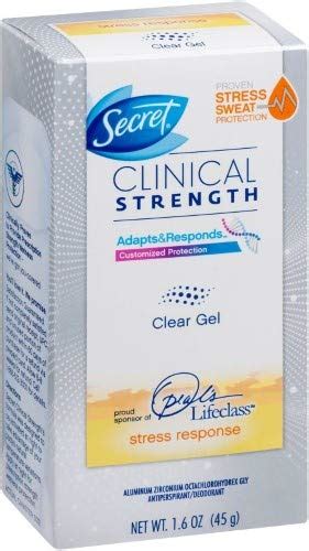 Buy Secret Clinical Strength Antiperspirant and Deodorant Clear Gel ...