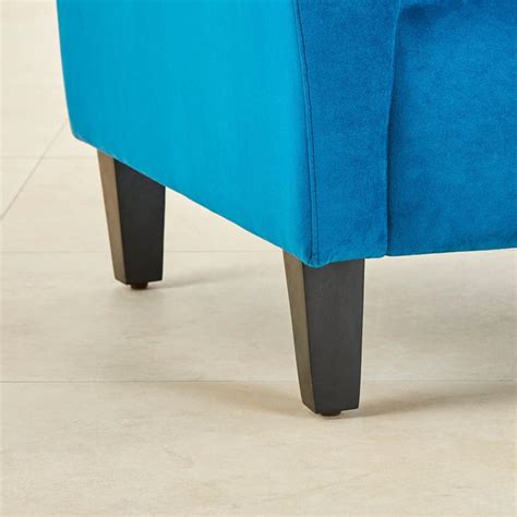 Buy Velvetica Fabric Accent Chair - Blue from Home Centre at just INR ...