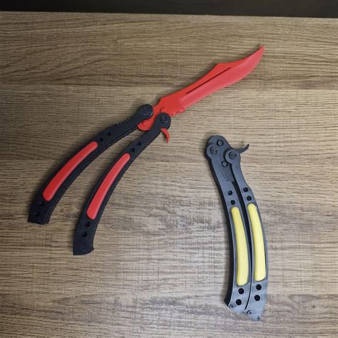 Balisong Plastic Trainer Butterfly Knife - Etsy
