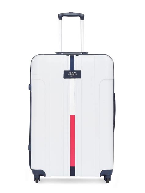 Buy Tommy Hilfiger Wyoming Unisex Hard Luggage - White, 66Cm Cabin ...