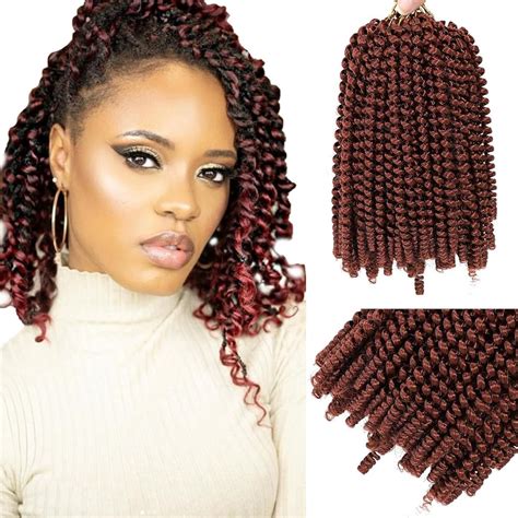 ROKTRESS Spring Twist Hair 8 Inch Spring Twist Crochet Hair 6 India | Ubuy