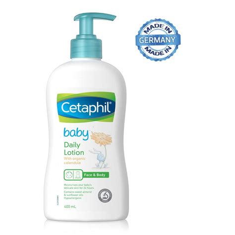 Cetaphil Baby Daily Lotion with Organic Calendula, 400 ml Price, Uses ...