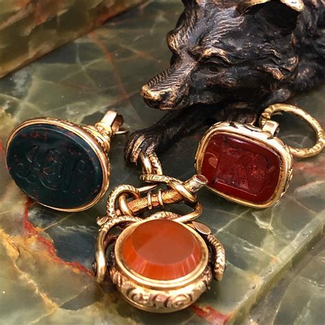 Antique Gold Watch Fobs | Victorian Jewelry