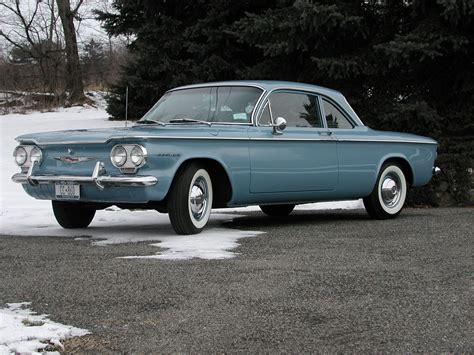 1960 Corvair 700 Coupe Light Blue | Poster | 24x36 Inches - Etsy