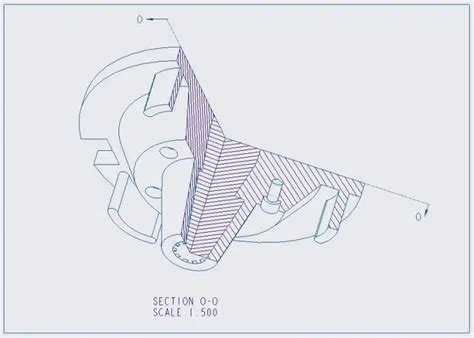 Section View Drawing 的图像结果